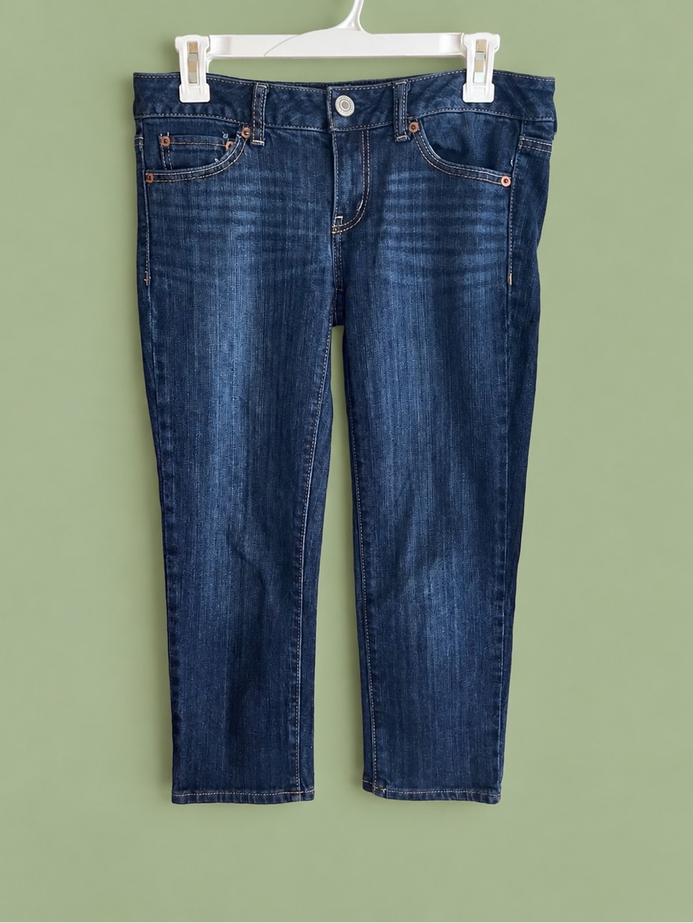American Eagle Dark Wash Stretch Slim Jeans Size 6 Regular